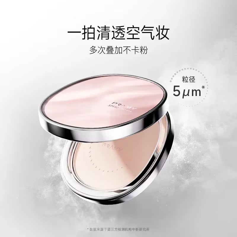 Korean Makeup PRAMY Translucent Sunscreen Pressed Powder SPF50 Setting Makeup Long-Lasting Concealer Oil-Control Cosmetic Beauty