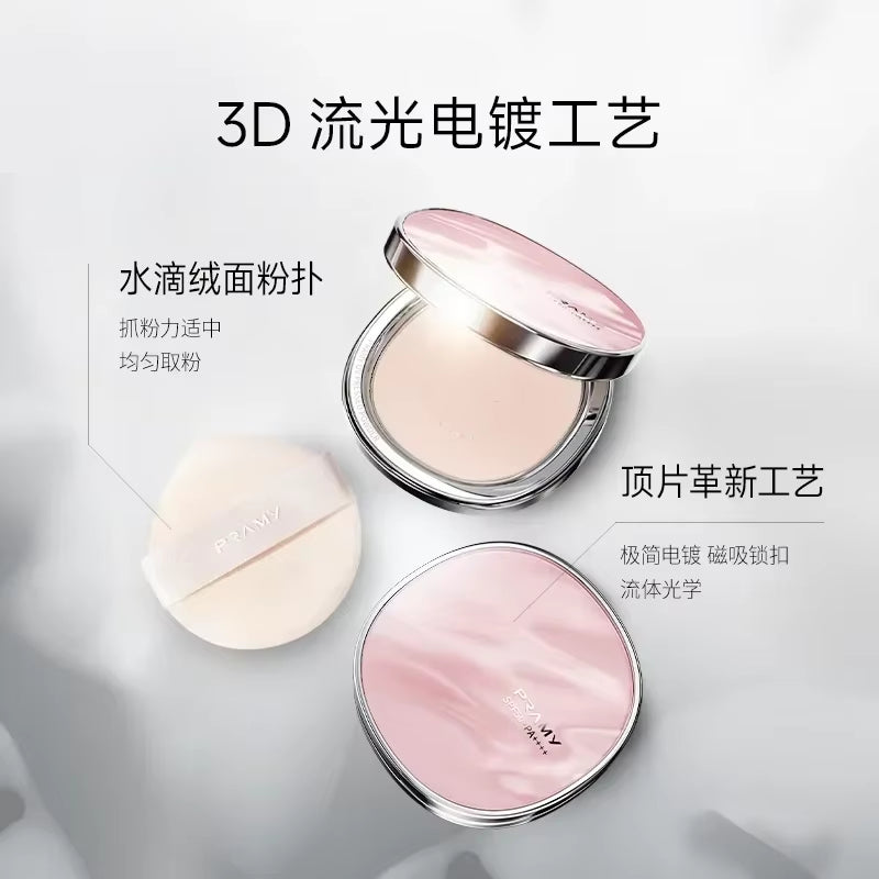 Korean Makeup PRAMY Translucent Sunscreen Pressed Powder SPF50 Setting Makeup Long-Lasting Concealer Oil-Control Cosmetic Beauty
