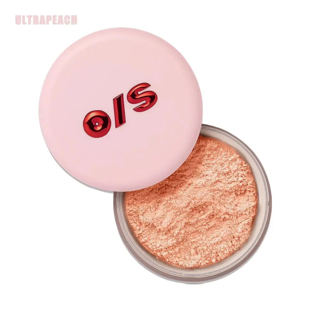 O/S Facial Loose Powder Long-Lasting Setting Waterproof Oil Control Pore Minimizing Makeup Fixation Honey Powder for All Skin