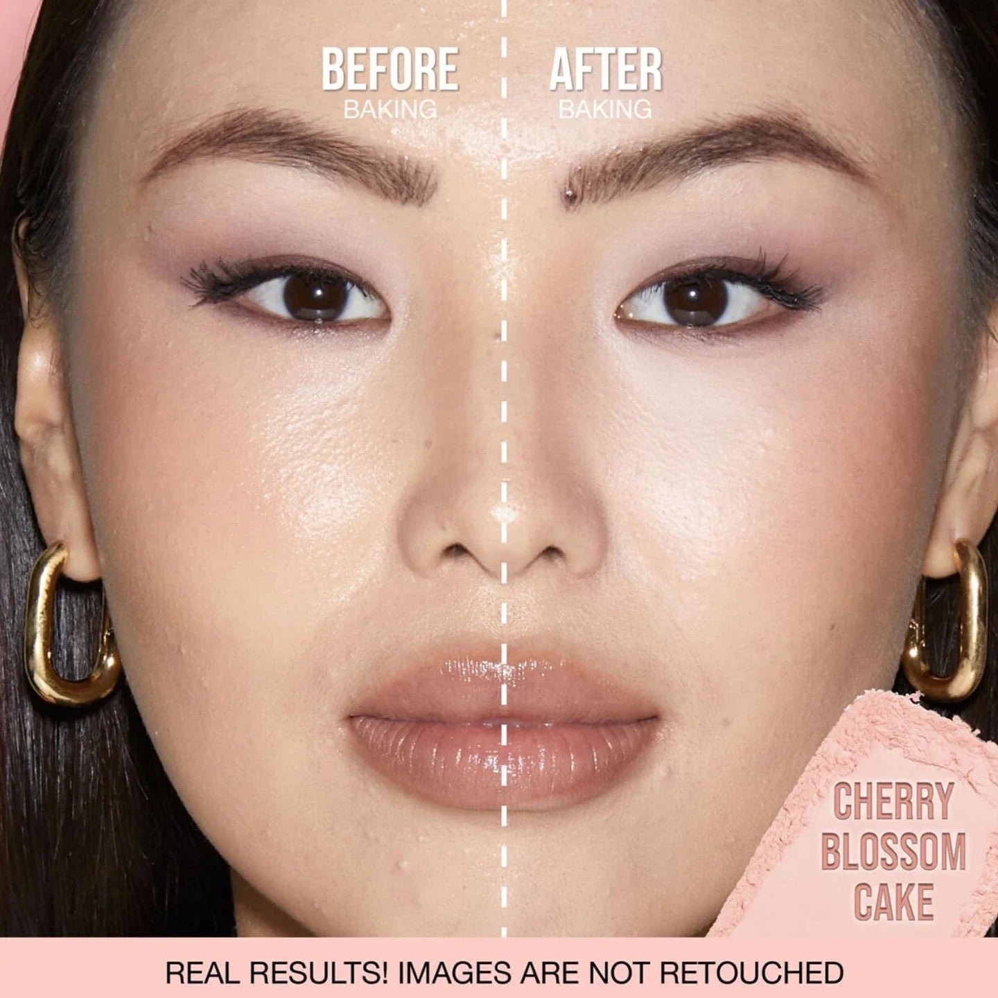 Huda Beauty Delicate Setting Powder Lasting without Shedding Makeup Control Oil Locking Moisture Create Zero Pore Base Makeup