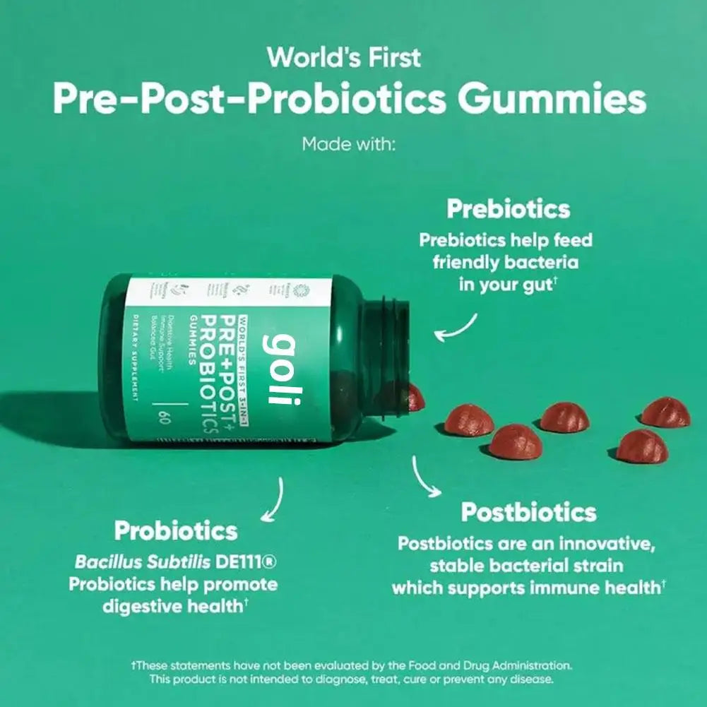 3PCS Ashwagandha Gummies & Apple Cider Vinegar Gummies & Probiotic Gummies -Supports the Immune System Relieves Anxiety & Stress