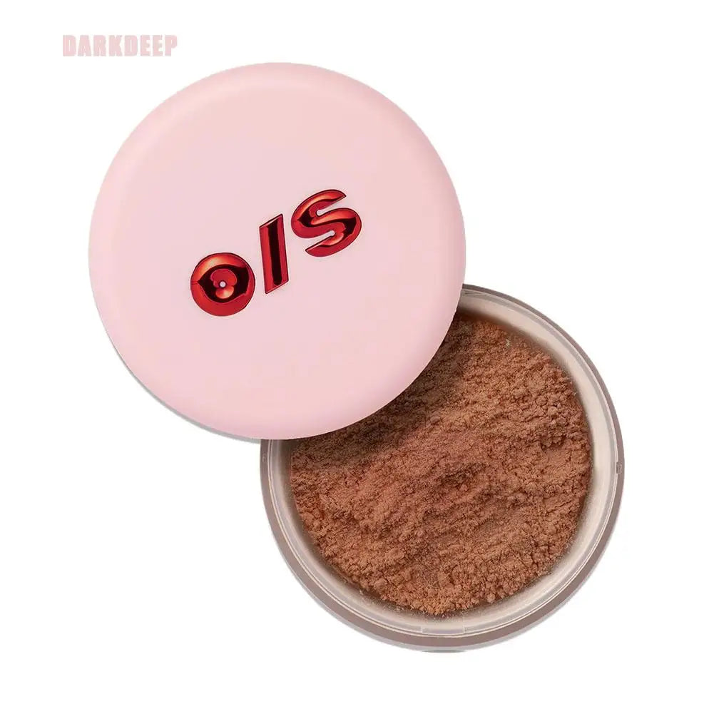 O/S Facial Loose Powder Long-Lasting Setting Waterproof Oil Control Pore Minimizing Makeup Fixation Honey Powder for All Skin