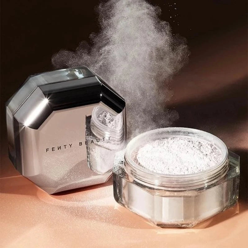 Fenty Beauty Blurring Delicate Setting Powder Lasting without Shedding Makeup Control Oil Locking Moisture Create Zero Pore Base