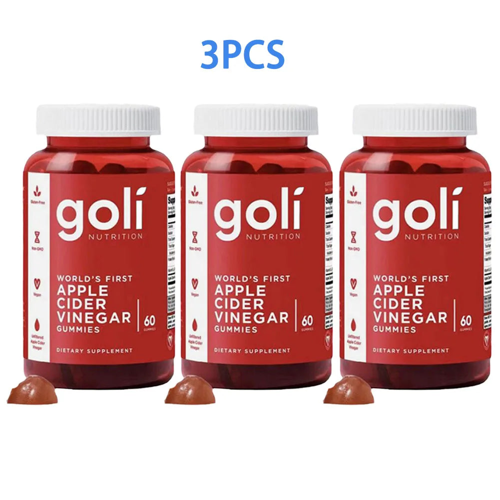 3PCS Ashwagandha Gummies & Apple Cider Vinegar Gummies & Probiotic Gummies -Supports the Immune System Relieves Anxiety & Stress