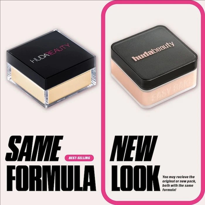 Huda Beauty Delicate Setting Powder Lasting without Shedding Makeup Control Oil Locking Moisture Create Zero Pore Base Makeup