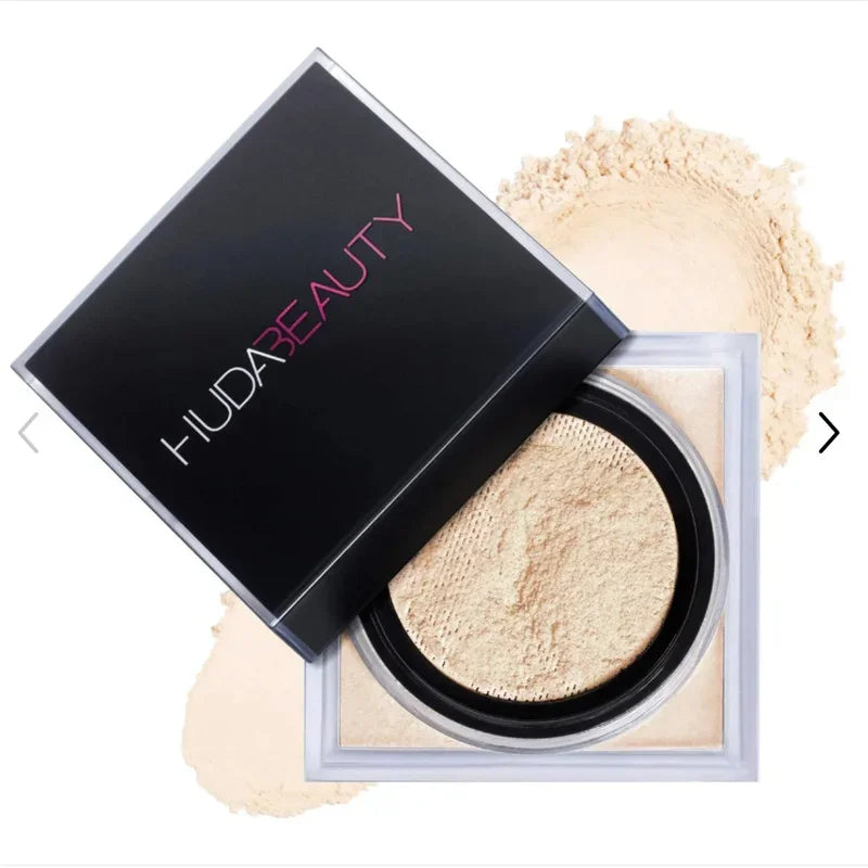 Huda Beauty Delicate Setting Powder Lasting without Shedding Makeup Control Oil Locking Moisture Create Zero Pore Base Makeup